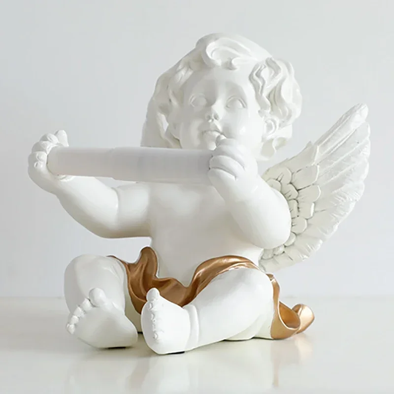 นั่ง Angel ผ้าขนหนูกระดาษสำหรับโต๊ะ,ห้องน้ำ,ห้องน้ำชั้นวางกระดาษกระดาษทิชชู่ม้วน Dispenser ที่ยึดกระดาษ