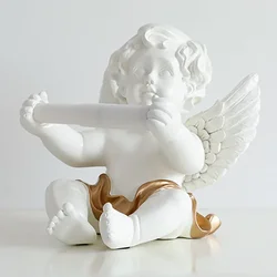 Sitting Angel Paper Towel Holder for Tabletop, Bathroom, Toilet Paper Roll Holder Tissue Paper Roll Dispenser Paper Holder