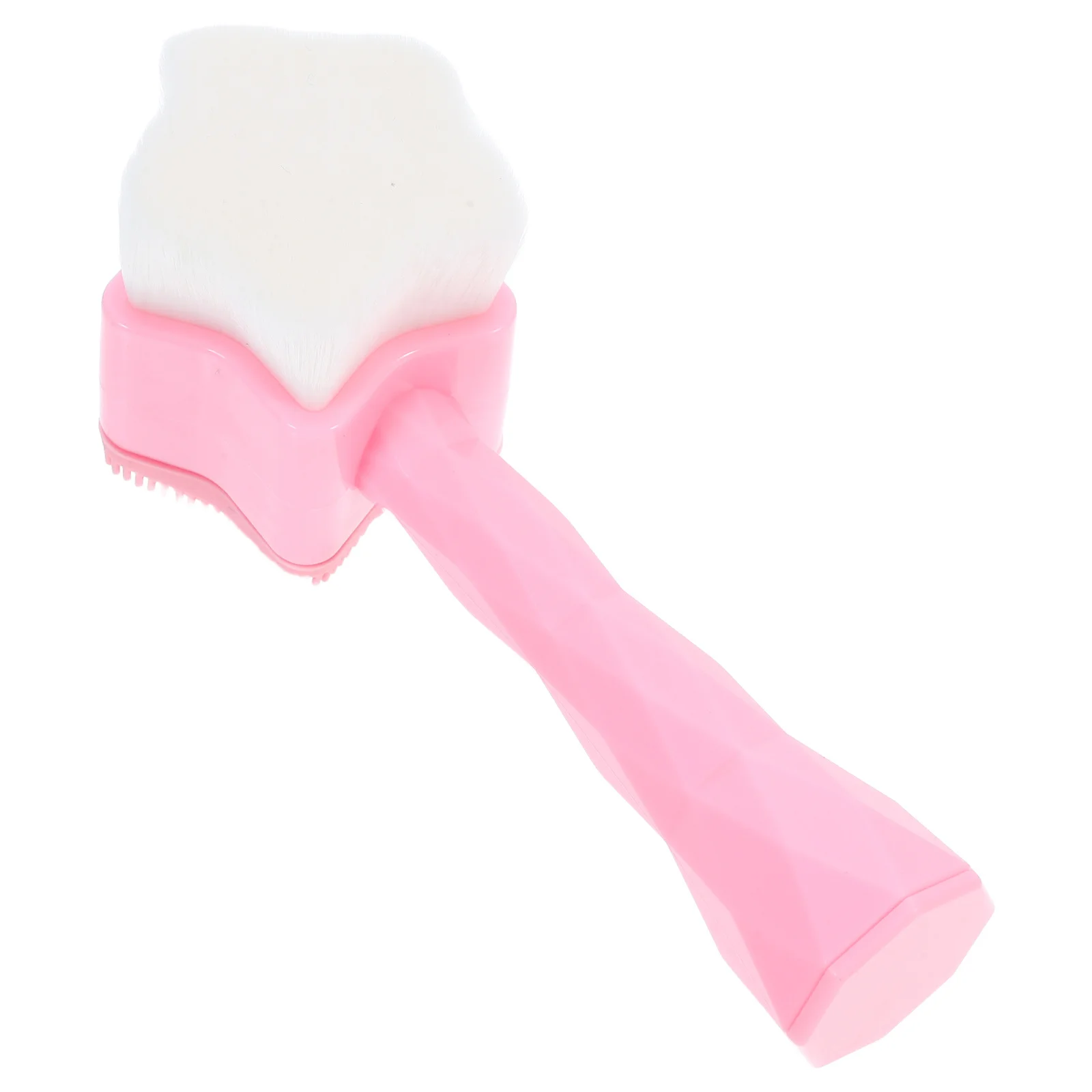 

Plastic Manual Facial Brush Facial Cleaning Brush Portable Skin Care Face Massage Tool for Home Travel Pink Skin Care Tool