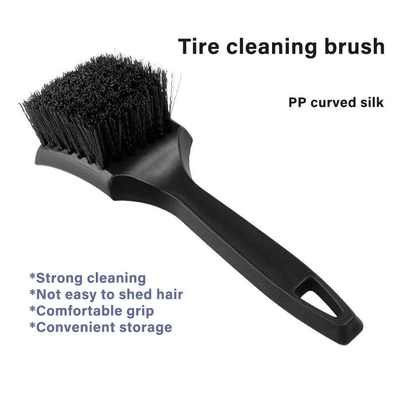 Tire Rim Brush Acid And Alkali Resistant Wheel Hub Cleaning Brushes For Auto Detailing Carpet Motorcycle Tire Cleaning