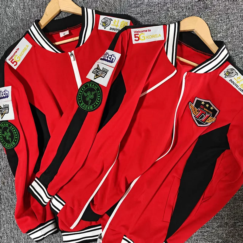 Game LOL World Champion S7 Team SKT T1 Players Uniform Baseball