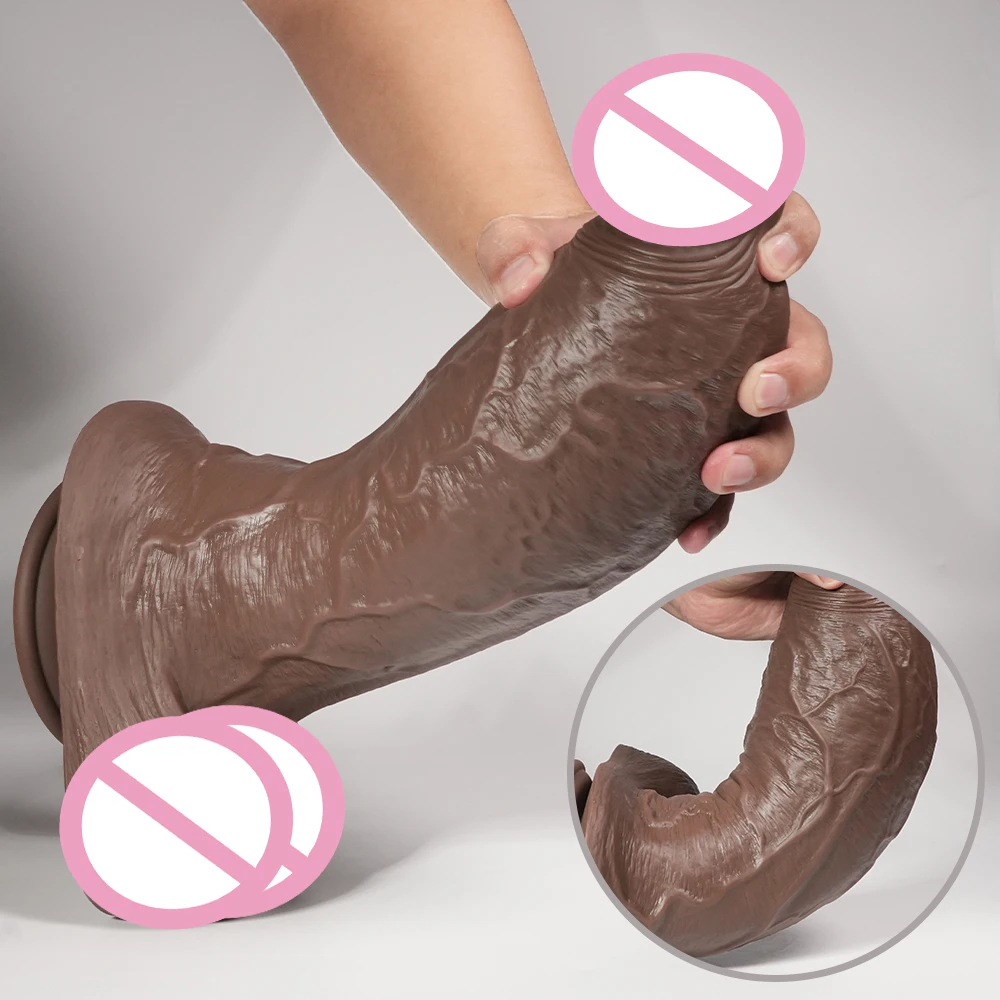 Huge Thick Dildo Big Dick Sex Toy for Women Soft Silicone Anal Big Penis With Super Suction Cup Female Masturbation Sex Products
