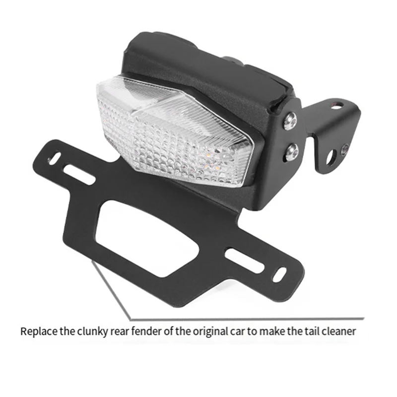 

NEW-Motorcycle Rear Tail Light Eliminator License Plate Holder For 790 890 ADV/R 2019-2024 Motorcycle Accessories