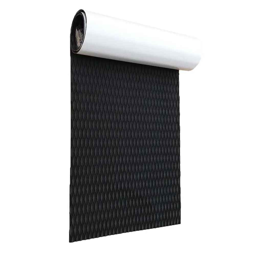 Waterproof EVA Boat Teak Decking Pad Anti-slip Traction Mat Marine Yacht Flooring for Car RV Kayaking and Water Sports