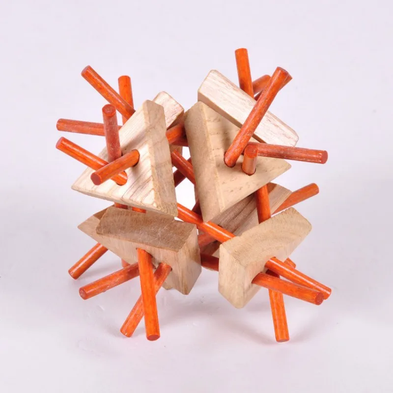 

2019 New 3D Wooden Puzzle Game for Young and Old