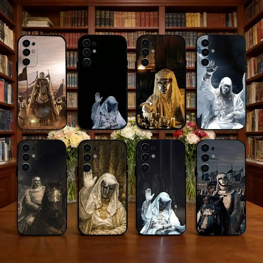 

King Baldwin IV of Jerusalem Phone Case Black Silicone Soft For Samsung S25,S24,S21,S22,S23,S30,Ultra,S20,Plus,Fe,Lite