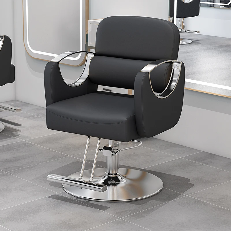 

Luxury Personalized Barber Chair Beauty Hidraulic Professional Leg Rest Chair Swivel Advanced Adjustable Cadeira Salon Furniture