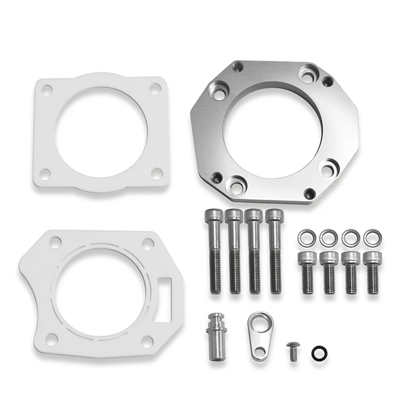 Aluminum RACING ZDX Throttle Body Adapter Kit For Honda Civic Si 2006-2015 Car Accessories