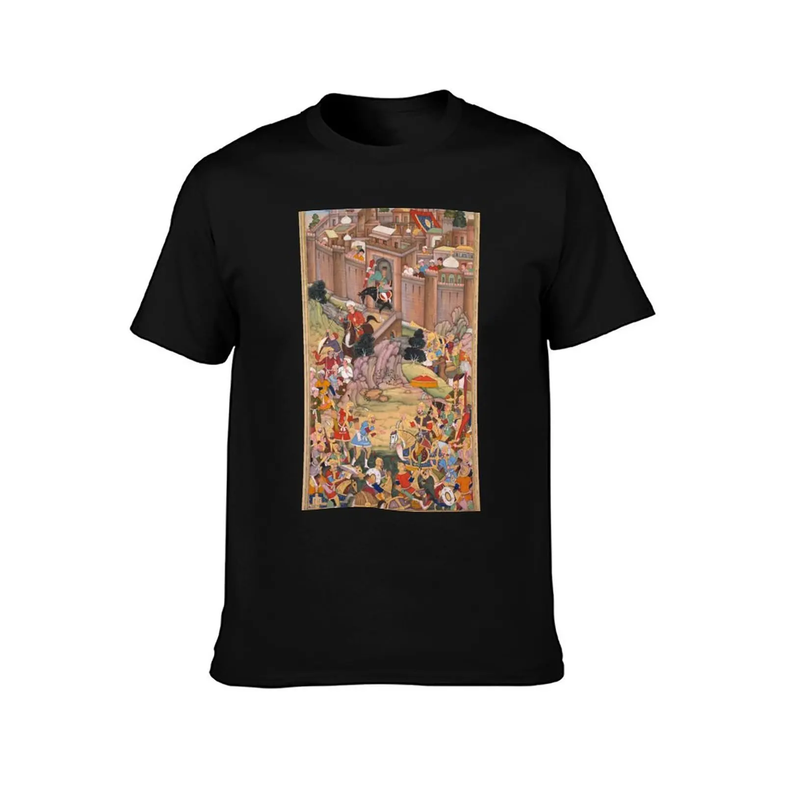 Siege of Arbela T-Shirt Summer Casual Cotton Tee Oversized Streetwear Tops Vintage Graphic Print Loose Fit Short Sleeve