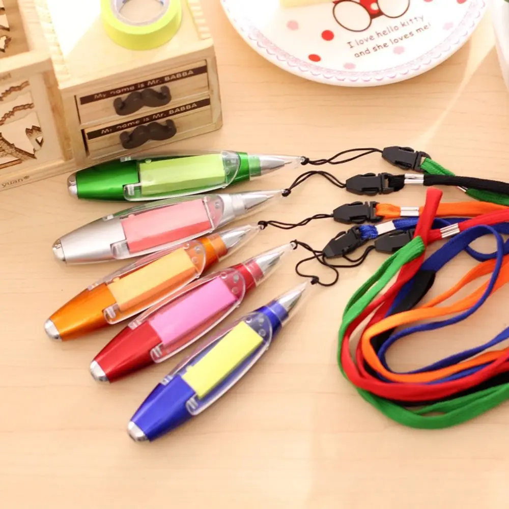 Writing Smoothly 3in1 Ballpoint Pen Novelty Stationery Quick-Drying Neutral Pen Relax Mood Ease Tension Note Paper Pen