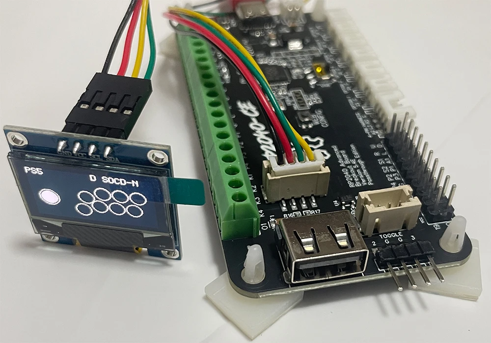 GP2040 RP2040 Fortschrittliches Breakout-Board USB-Passthrough-Fighting-Board für Arcade Hit Box DIY Fighting Stick Kompatibel mit PC PS4 – Detail 6