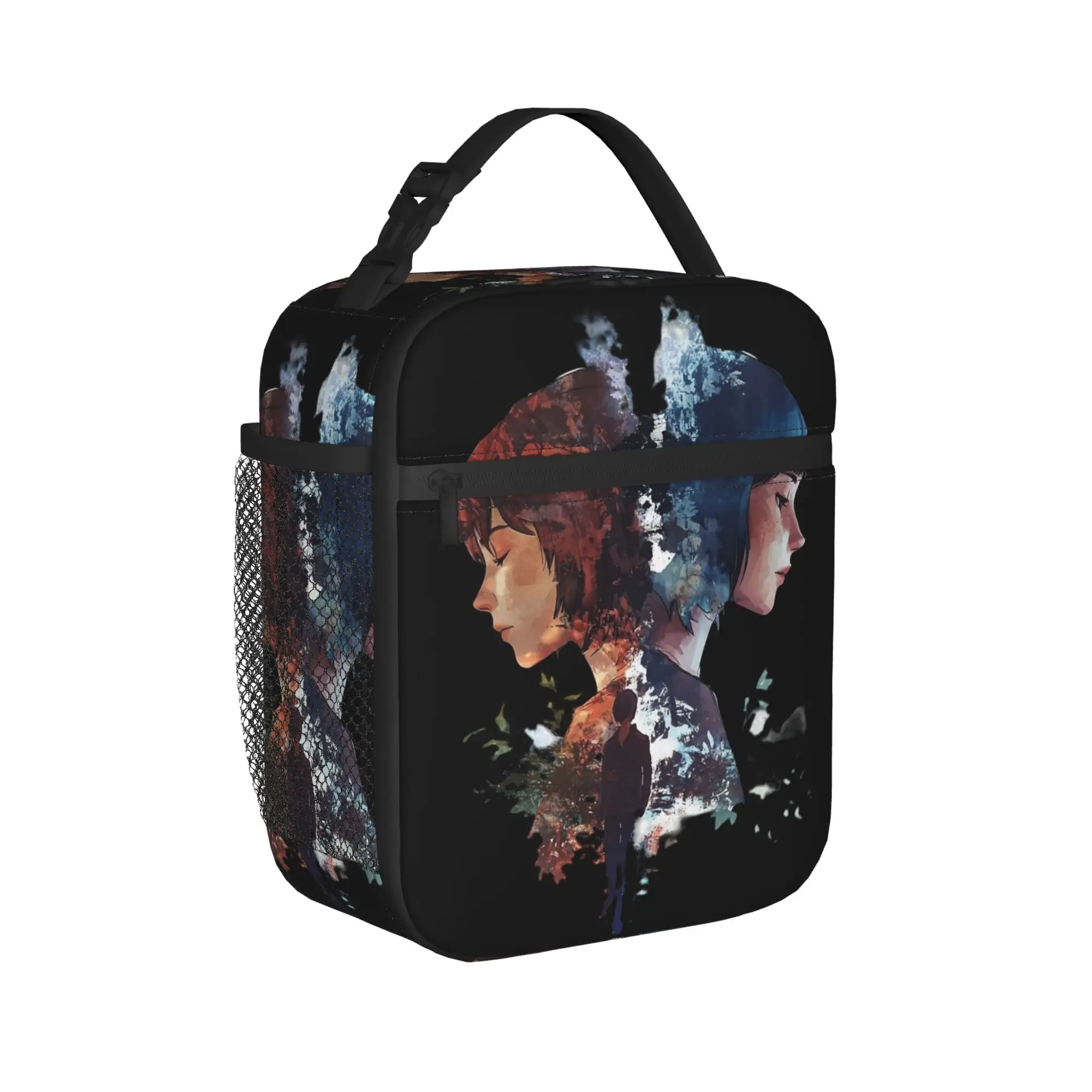 max chloe Life Is Strange Insulated Lunch Bag Cooler Bag Reusable,Meal Container  High Capacity Tote Lunch Box Bento Pouch