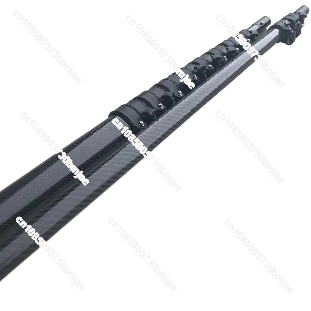 

High performance 40ft~70ft 100% carbon fiber telescopic pole for window cleaning