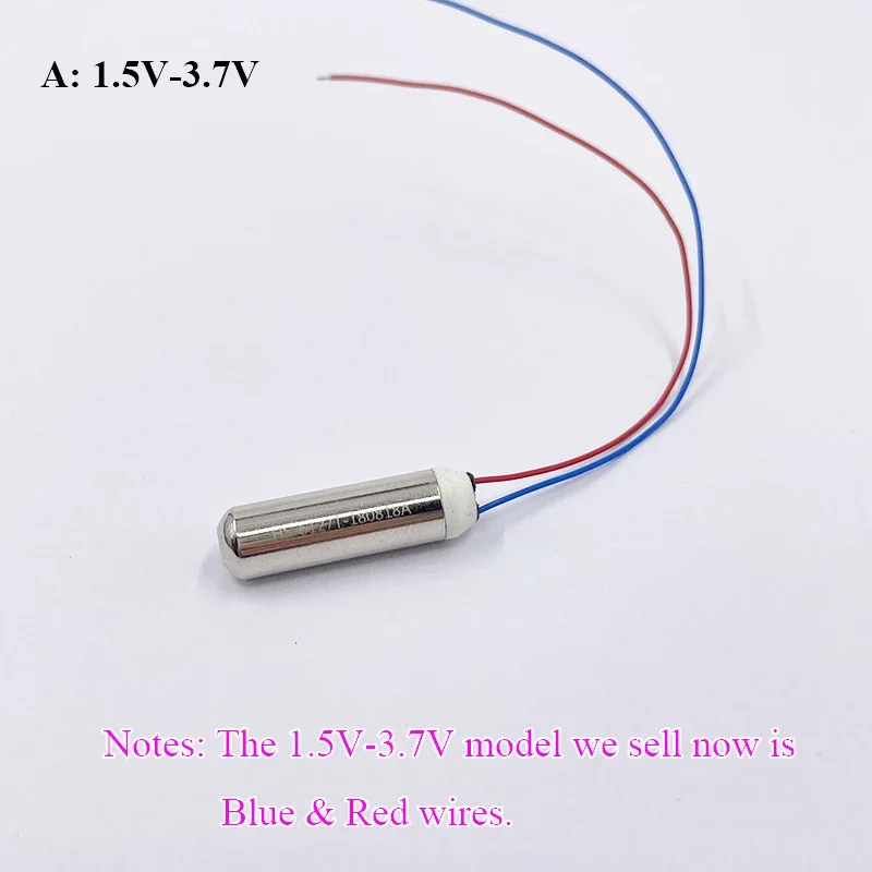 DC 1.5V 3V 3.7V 5V 6V Waterproof Vibration Motor Mini Micro 7MM Coreless Encapsulated Vibrator Beauty Instrument Toy Massager