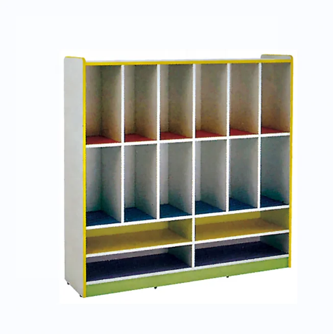 

2024 Hot Sale Wooden Kids Book Cabinet Toy Storage Cabinet