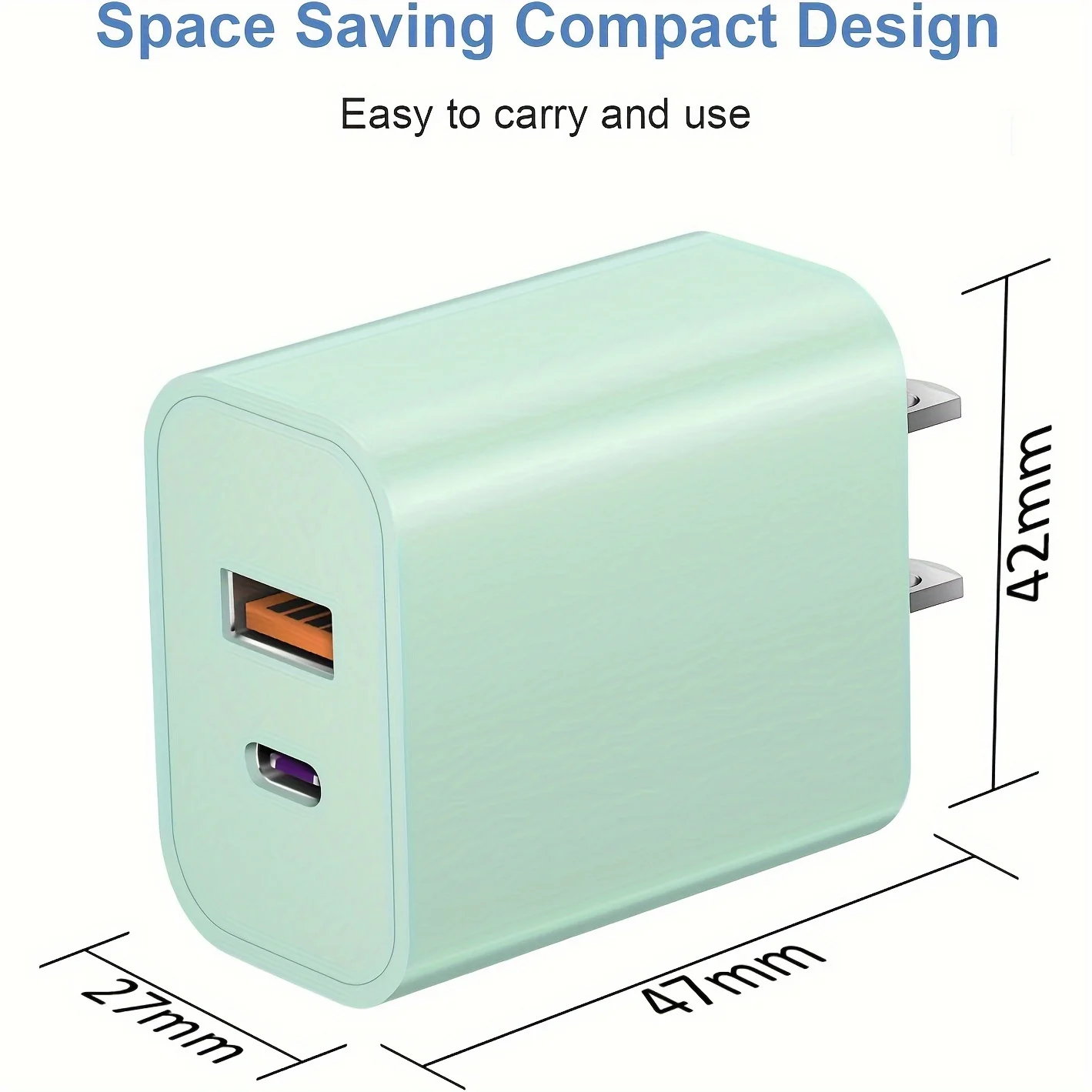 สําหรับ iPhone16 Charger, 20W Dual Port PD Power Block ยาว 6 ฟุตสายชาร์จ USB C สําหรับโทรศัพท์ 15/15 Pro/15 pro Max/15 Plus,