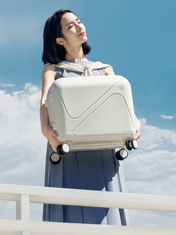 

Small Cloud Box Lage 20 Inch Carry-On Lightweight Password Pullman Women's ort Trip Travel Bag Faionable Trendy Sle