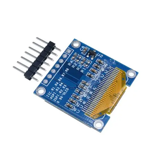 0.96" Inch OLED Display Screen Module SSD1306 I2C IIC Serial 128x64 LCD Screen Board 3.3V-5V White Blue Yellow for Arduino