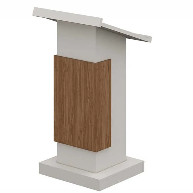 Platform Simple Conference Room, Lecture Table, Modern Small Vertical Guide Platform, Wooden Chairman's Podium, Training Room, P
