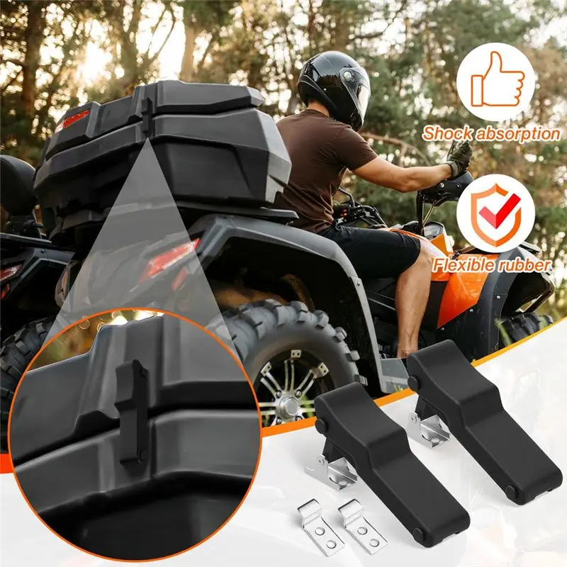 2026 HOT Flexible Rubber Draw Latch, 8 Pcs Front Storage Rack Latch For Cooler, Boat Compartment Cargo Box With Keeper