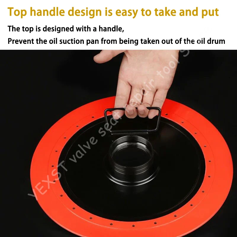 NEW56/60 Universal Grease Suction Plate Oil Suction Pan Grease Butter Gun Aid Accessories Leak-proof Lubricating Oil Suction Cup