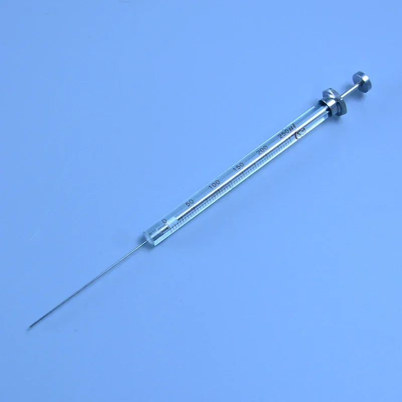 Lab Micro Injector 0.5/1/2/5/10/25/50/100/250/500/1000uL Glass Syringe Sharp Head Needle for Gas Chromatograph - Image 3
