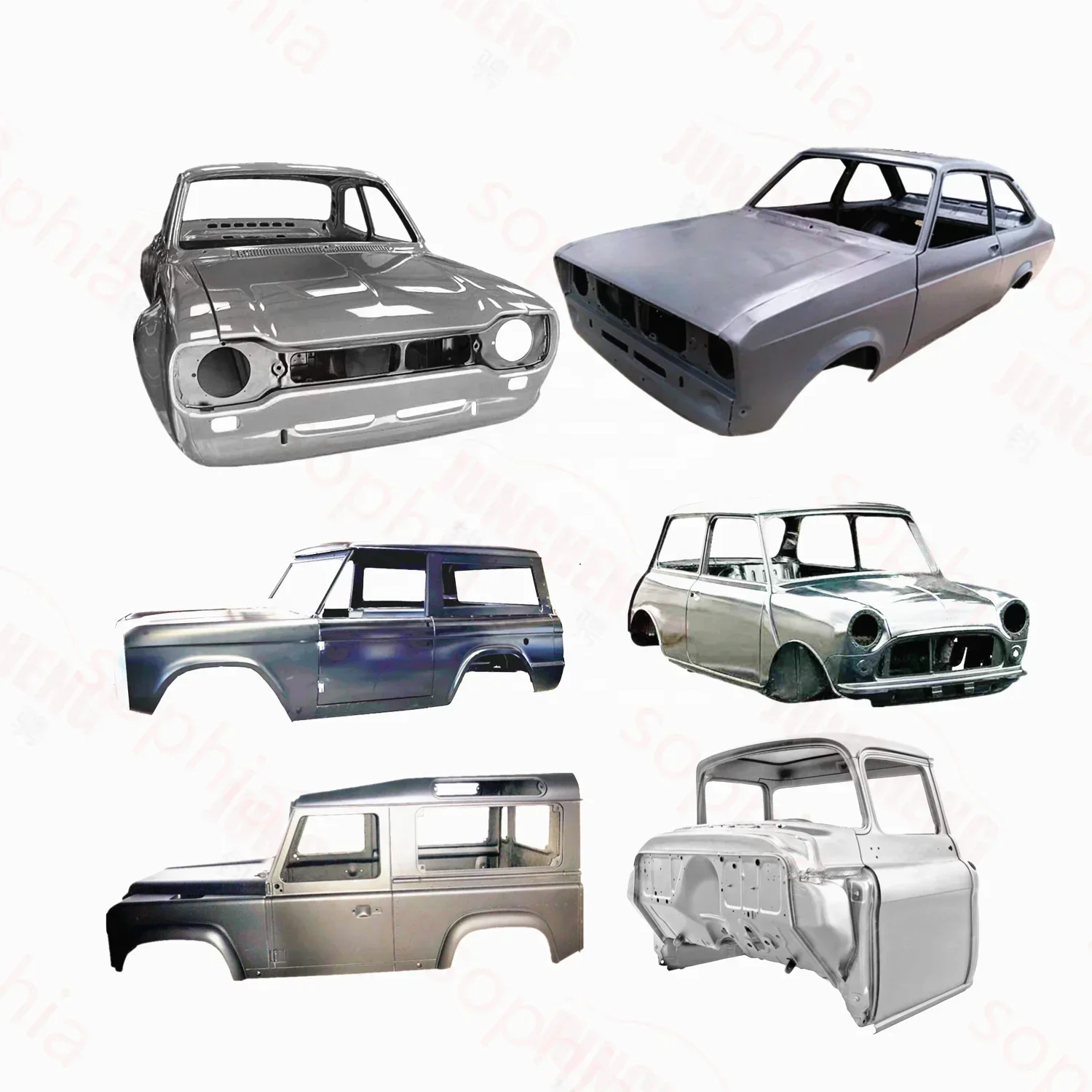 High quality classic car body shell,muscle car body cab for classic MK1,MINI,FJ40,DEFENDER,mustang,bronco car body parts