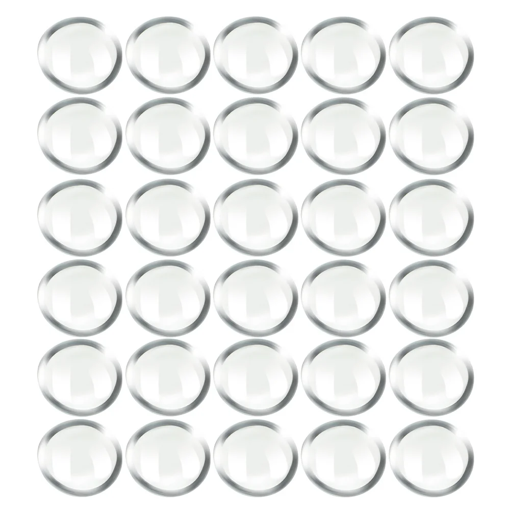 

200Pcs Clear Flat Glass Beads Glass Pebbles Vase Filler Flowerpot Stones Aquarium Fish Tank Landscaping Decor DIY Craft