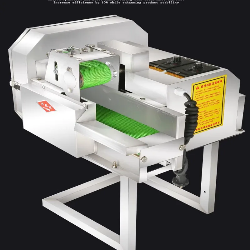 Cortador de verduras comercial, corte multifuncional de puerro, corte de cebolla, corte de repollo chino encurtido, pimienta automática
