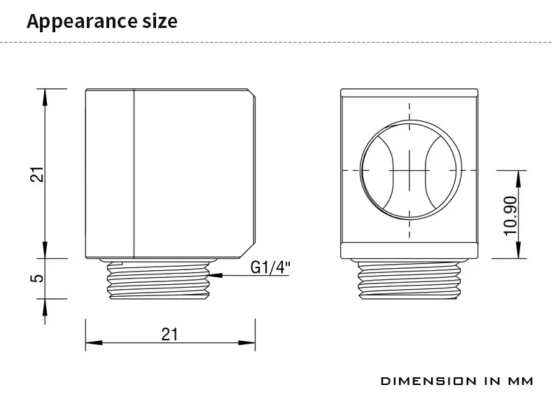 Barrow 90 Degree 360 Rotary TWT90-M G1/4 Black Silver POM Rotary Hard Tube Adapter PC Liquid Cooling Build Connector