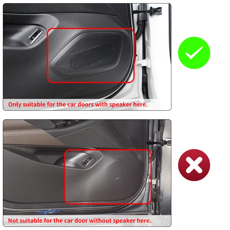 2pcs Car Audio Speaker Net Cover Stainless Steel Auto Loudspeaker Wire Grilles Frame Protect Accessory For BMW Series5 G60 2024