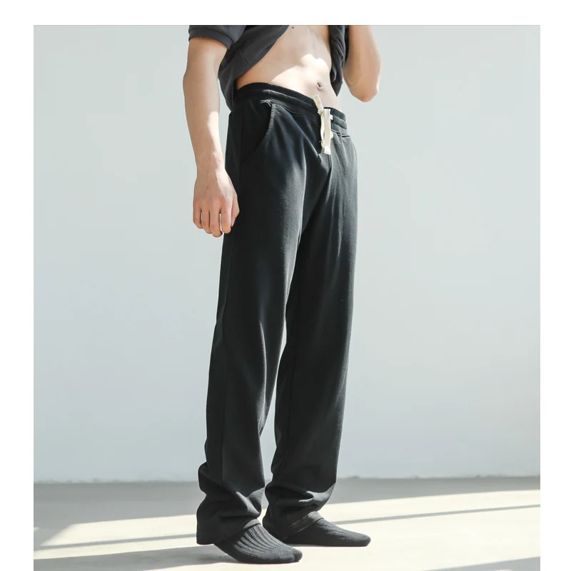 

Новинка 2022, весенне-осенние повседневные спортивные брюки, Мужская Уличная одежда, повседневные джоггеры, мужские эластичные хлопковые длинные брюки, широкие брюки R23