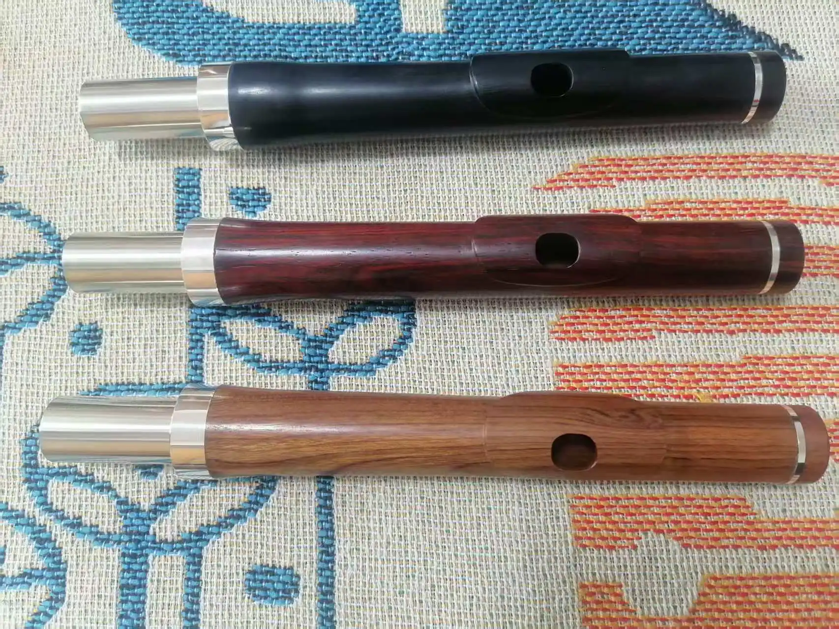 Flute Mouthpiece Ebony Redwood Mouthpiece Accessories Parts