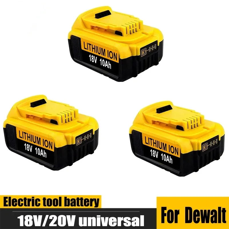 

1-3Pcs 18V 10.0Ah MAX Battery power tool Replacement for DeWalt DCB184 DCB181 DCB182 DCB200 20V 8A 18Volt 18 v Battery