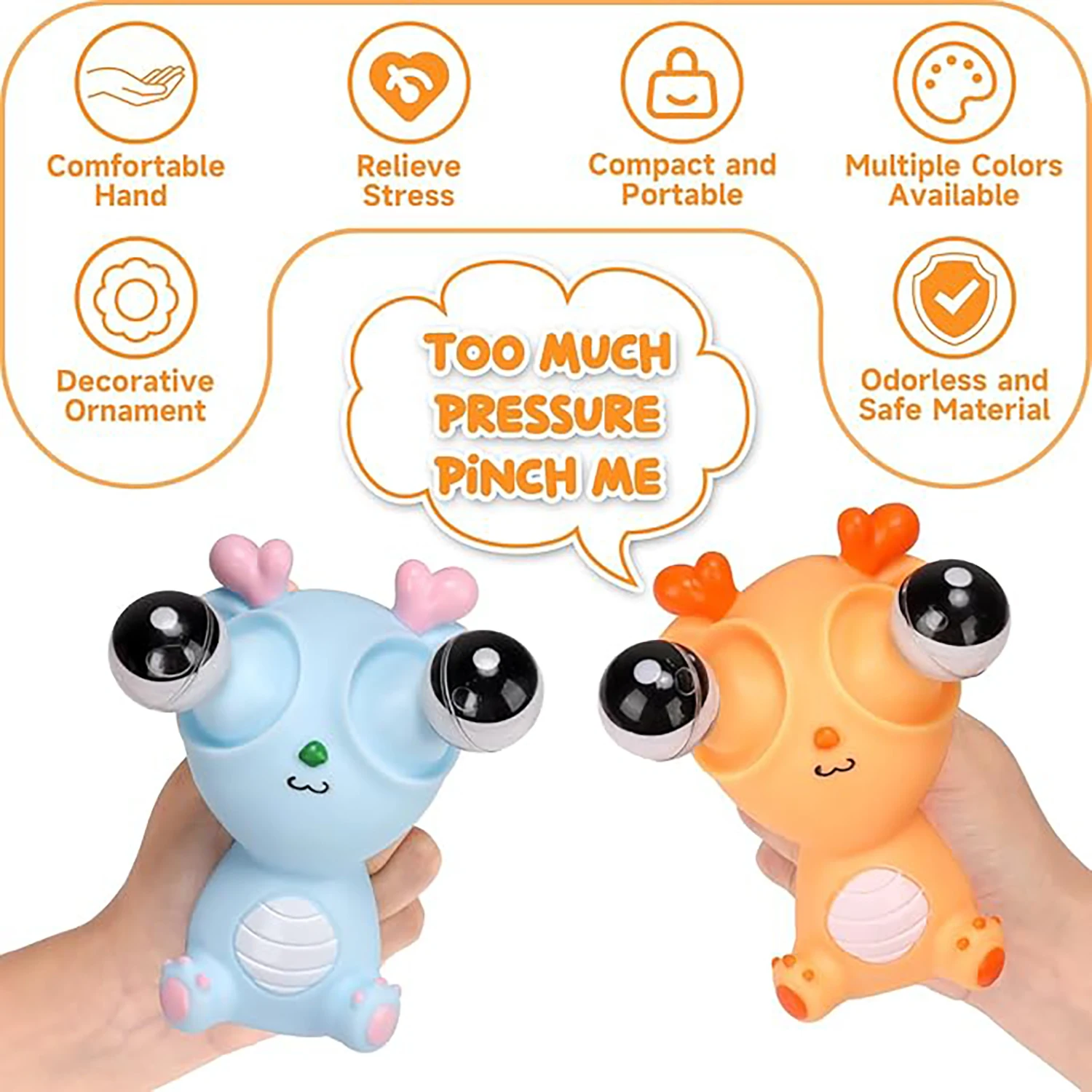 Presione el Dragón Gaze, artefacto de descompresión, juguete de descompresión, música pellizca, juguete de broma, juguete para apretar