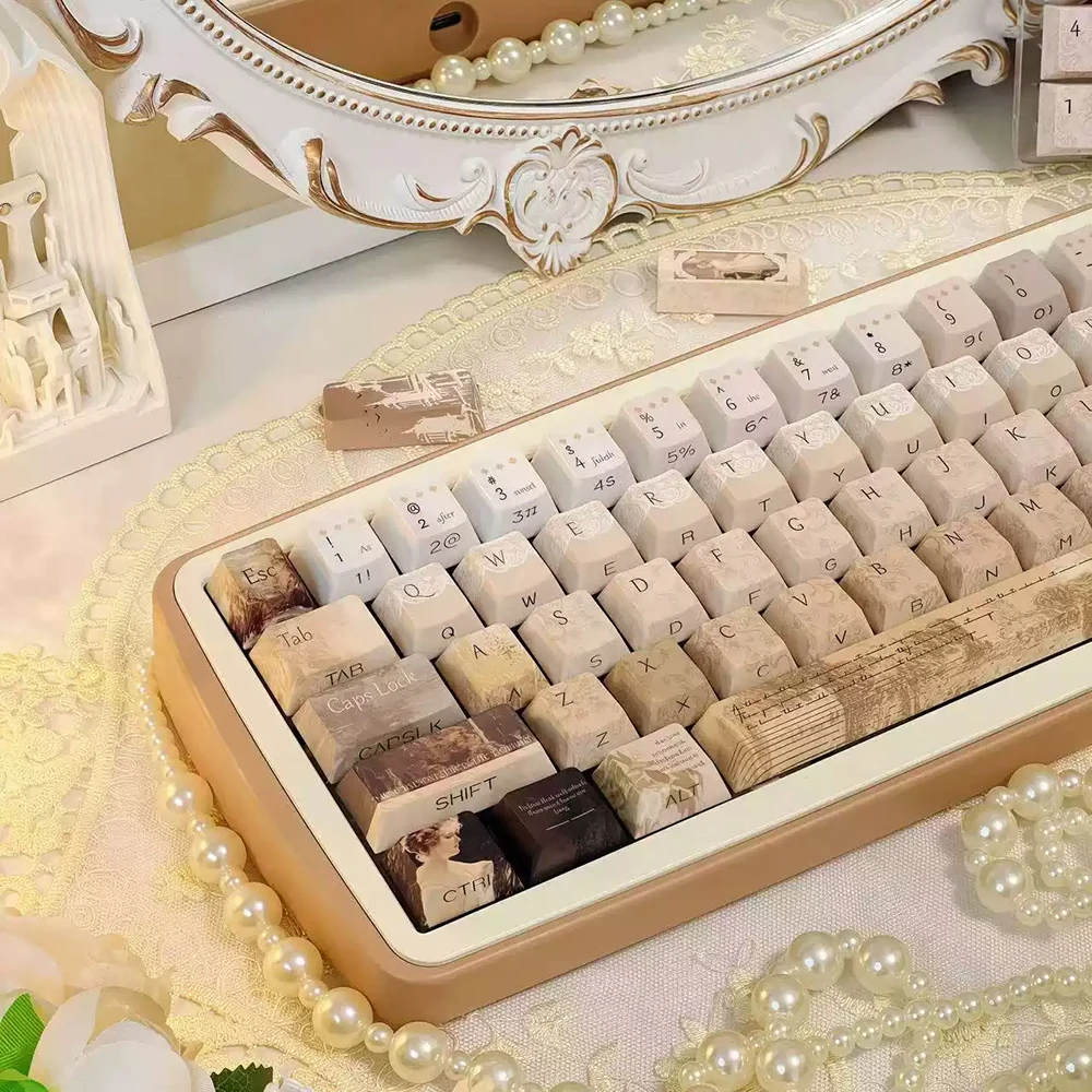

Премиальные кейкапы из PBT (120 шт.), профиль Cherry, двойное литье, пятисторонняя сублимация, защита от жирности, универсальные для механических клавиатур