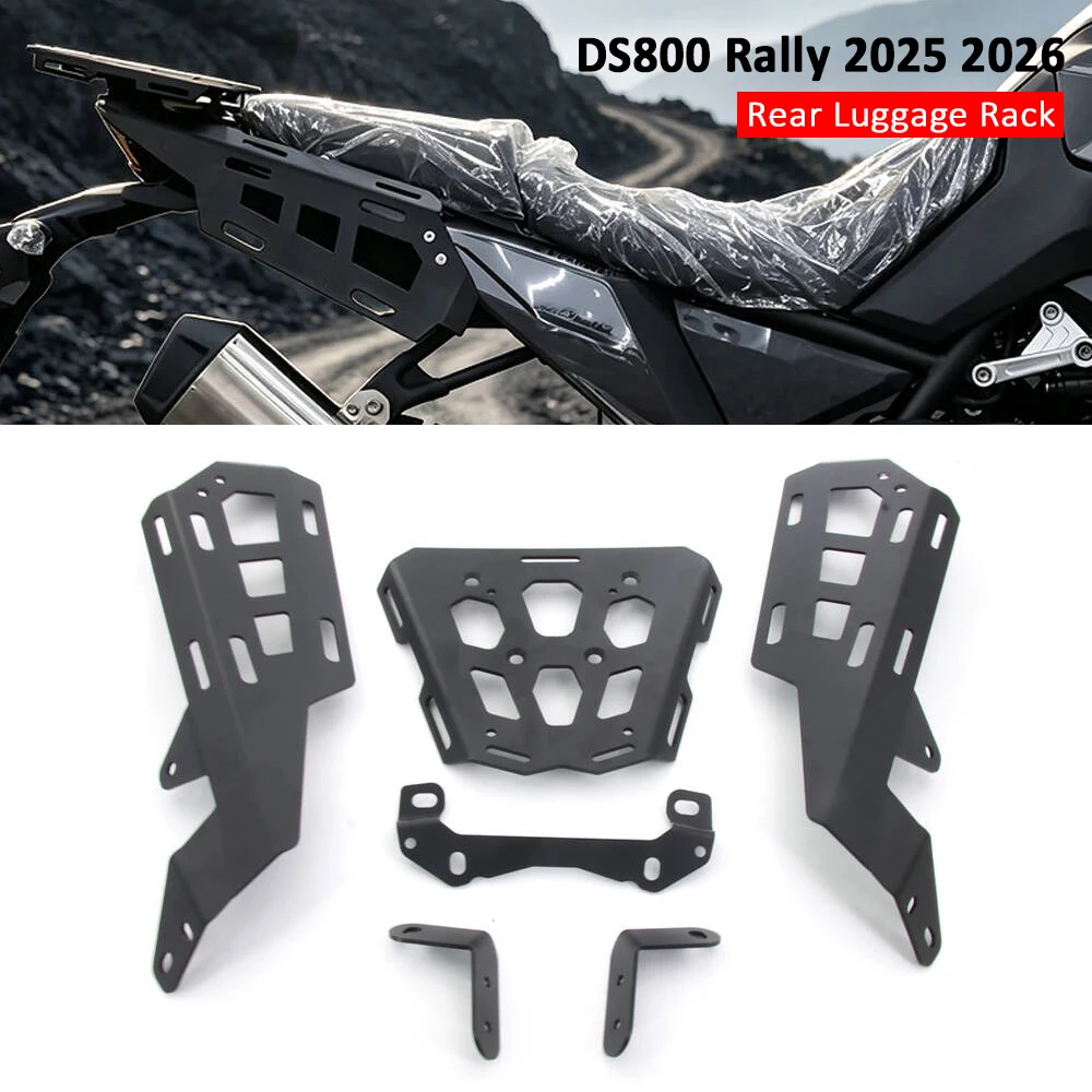 DS800X Rally Rear Rack Enlargement Luggage Rack Durable Aluminum Protect Non-destructive Install For Voge DS 800 X Rally 2025-