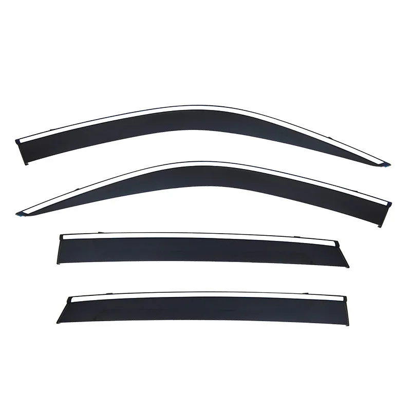 Para volkswagen vw atlas cross sport 2017 + viseira da janela do carro toldo abrigos janela lateral chuva sol sombra acessórios