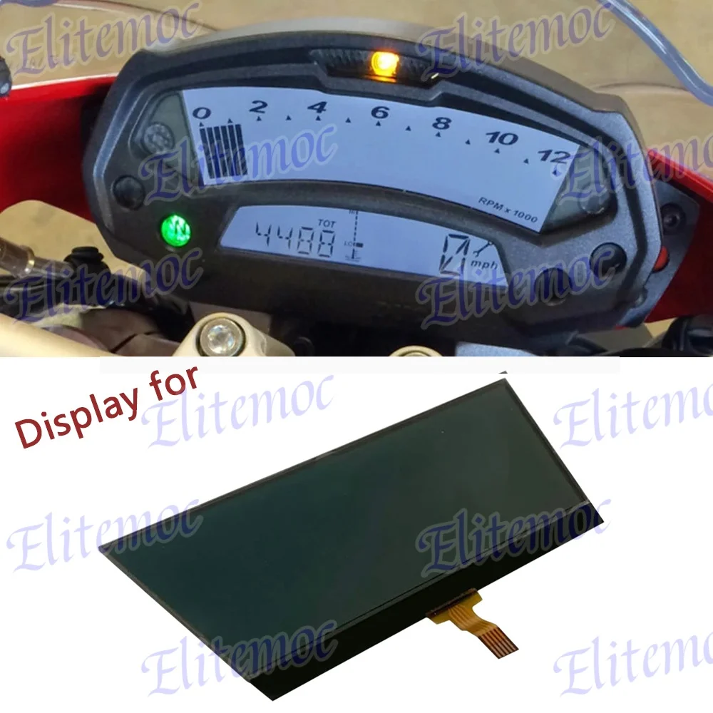 

LCD Display for Ducati Monster 696 796 1100 795 Accessories Speedometer Motorcycle HD Screen Instrument Guages