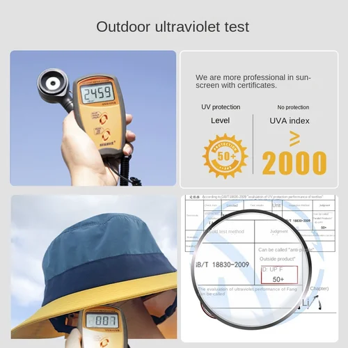 Imagen 2 del producto Gorra de Surf UPF50 ++, sombreros para el sol de verano para hombres y mujeres, sombrero de pescador a prueba de salpicaduras para exteriores, modelos de explosión en la playa, sombrero para el sol