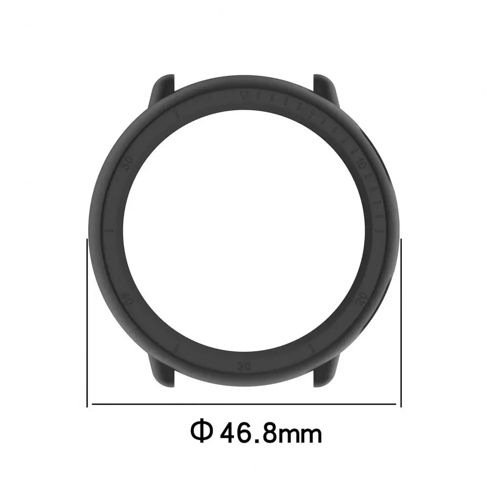 Защитная пленка из стекла с твердым корпусом, противоударная, ударопрочная, простая установка, защитный чехол для умных часов Amazfit Active
