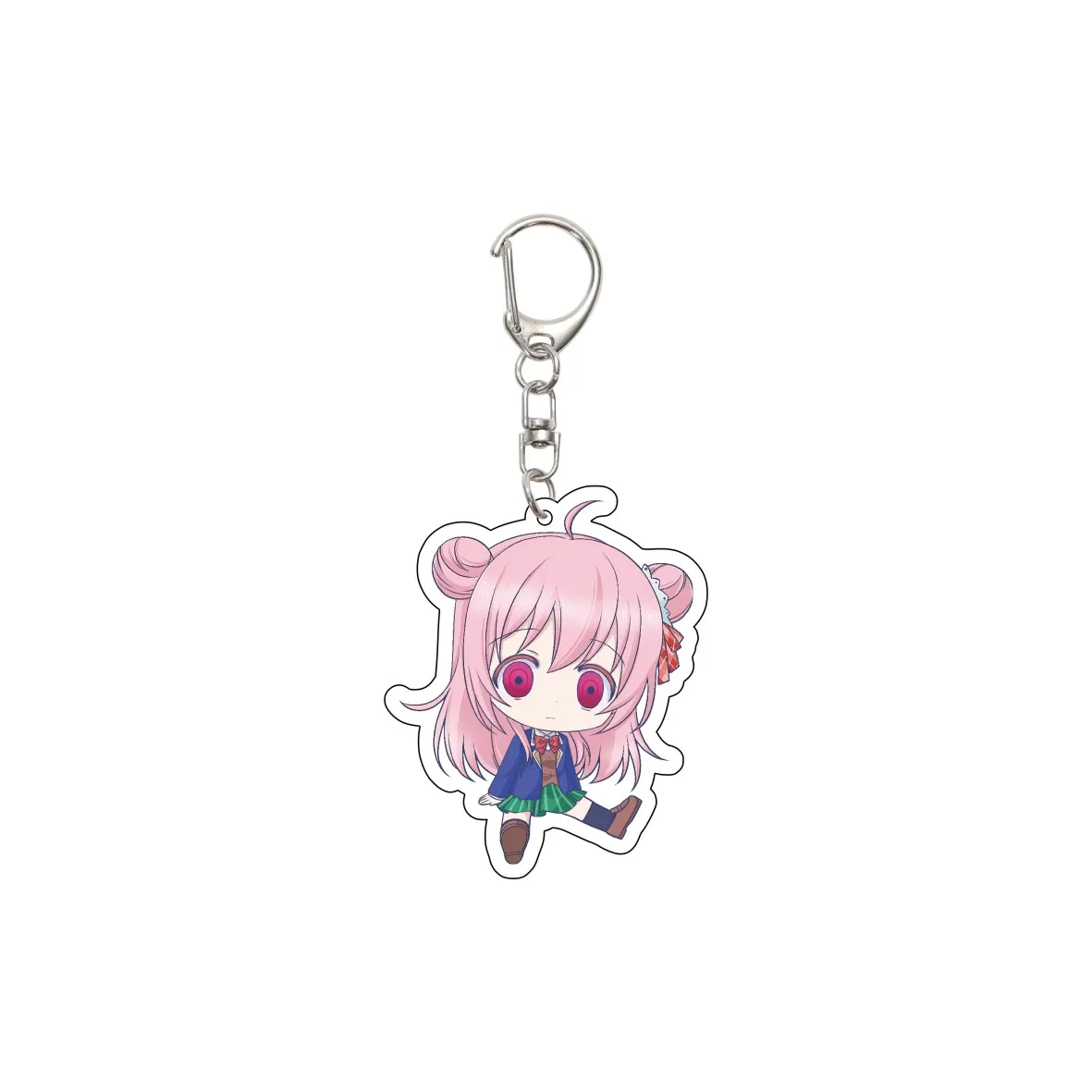 55MM Anime Happy Sugar Life Keychain Matsuzaka Satou/Koube Shio