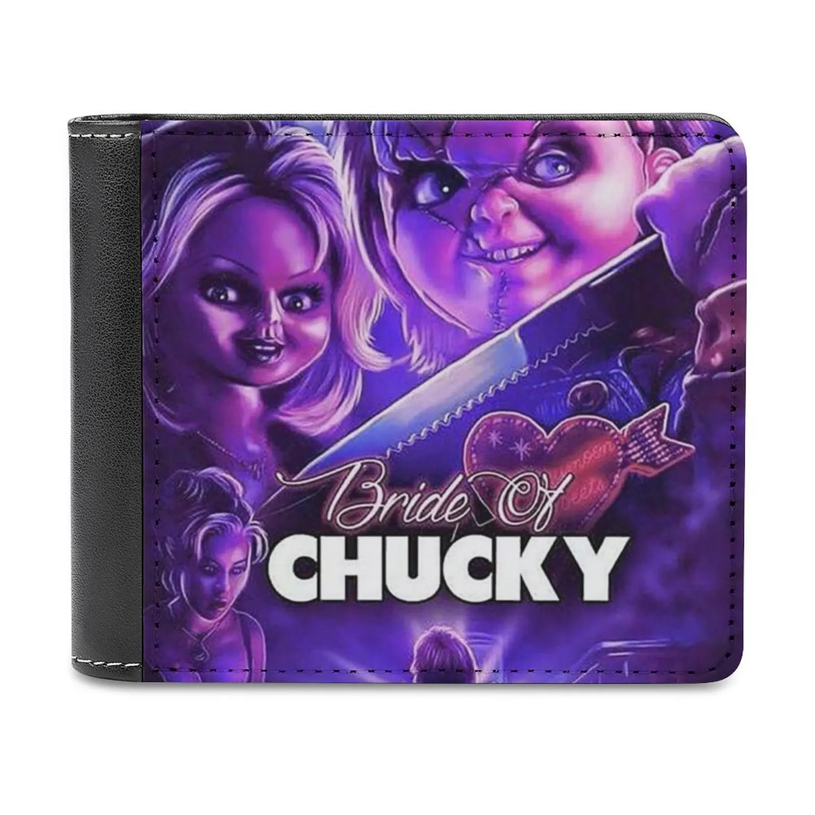 Bride Of Chucky Business Men Wallets Small Money Purses New Design Dollar Price Top Wallet Bride Chucky Horror Terror Doll