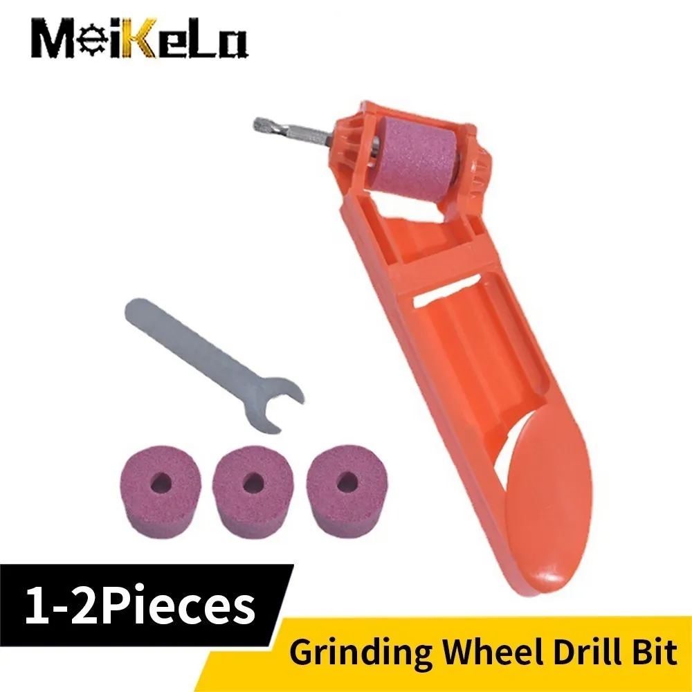 Meikela Grinding Wheel Drill Bit Sharpener Ferramentas Manuais Nail Drill Bits Grupo Sharpener para Step Drill Acessórios Dremel