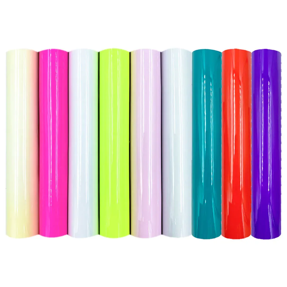 12 Zoll x 10 Zoll Farbwechsel-Klebe-Vinyl, hohe/niedrige Temperatur wird die Farbe drehen, 9 Blatt Folie, DIY-Tassen, Weihnachtskarte, Geschenk zum Schneiden