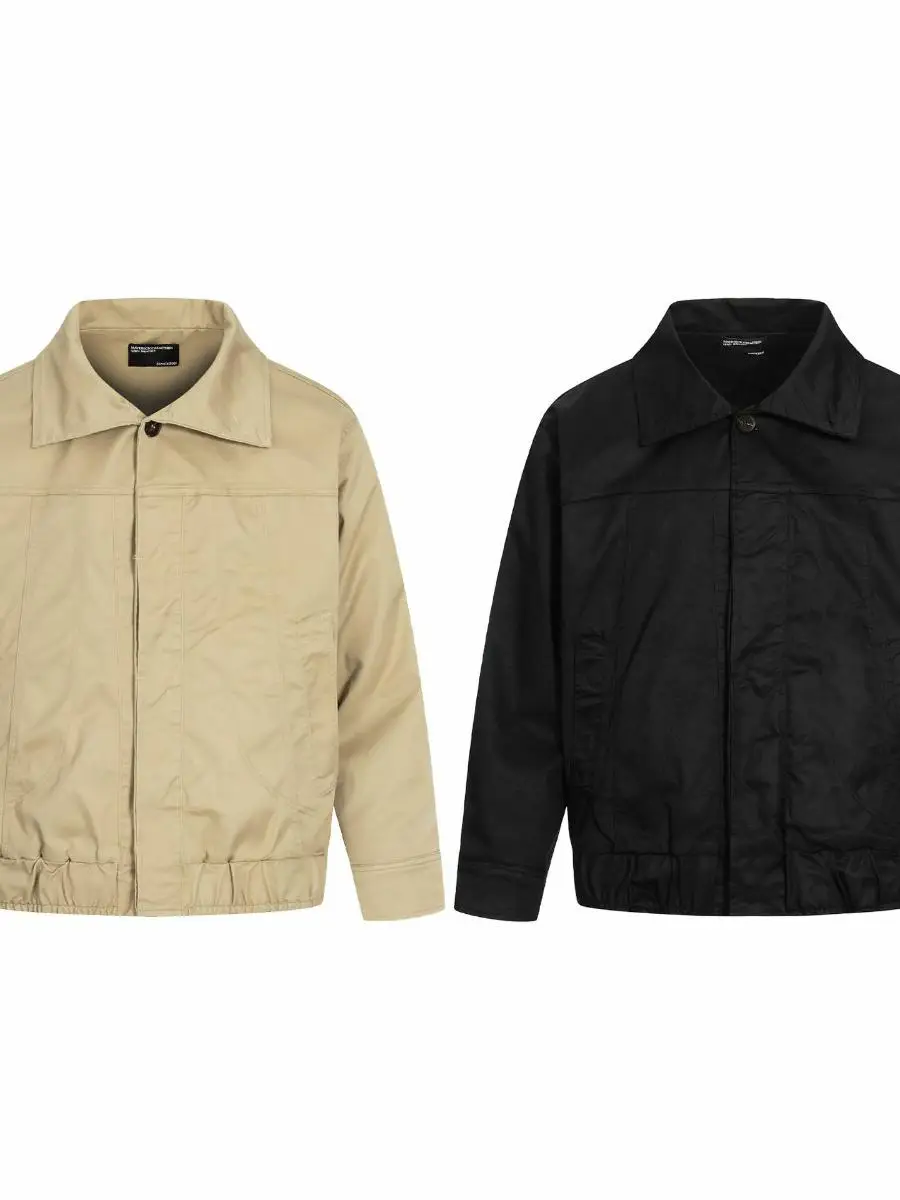 

Detroit Sle Men's Casual Long Sve Jaet Vintage American Retro ort Wide Fit Comfortable Cotton Blend Autumn Outerwear