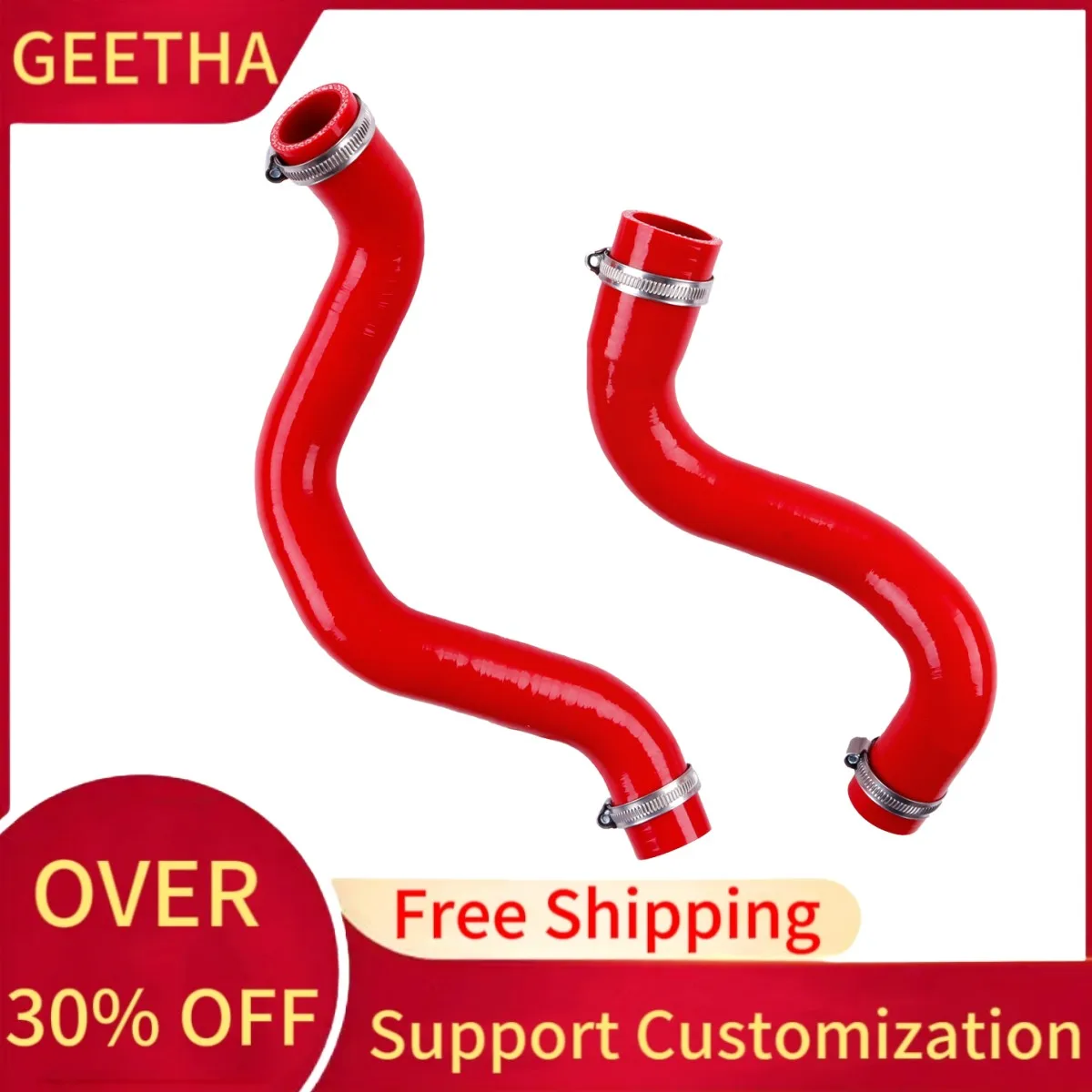 For GM 3800 Pontiac Grand Prix / Chevy Impala Monte Carlo 3.8L Silicone Radiator Upper Lower Hose Pipe Kit