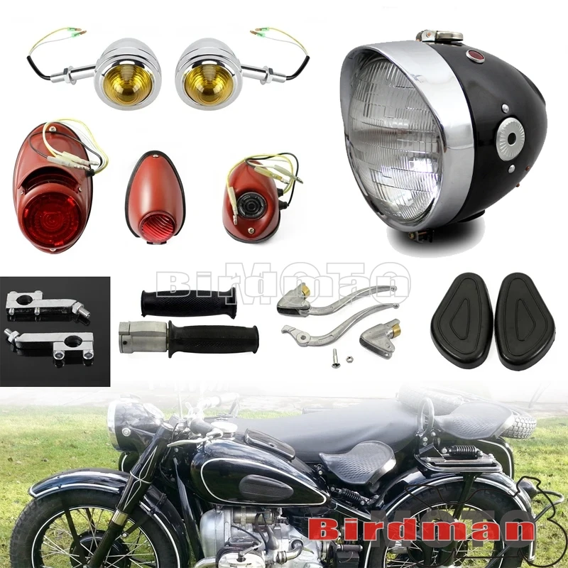 

Motor Brake Clutch Lever Handle Grips Headlight Tail Light For Zündapp DB DS KS750 K750 BMW M1 M72 R12 R75 R51 R61 R66 R71 BW40