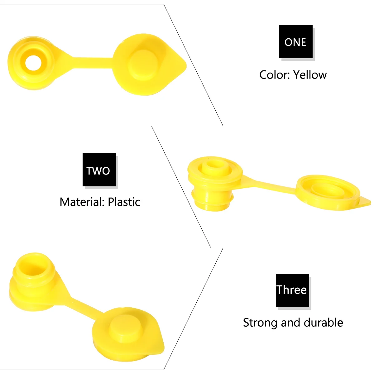 

Lubricating Cover Fuel Vented Cap Dustproof Corrosion Resistant Plastic Lightweight Durable Small Accessories Venting Oil Nozzle