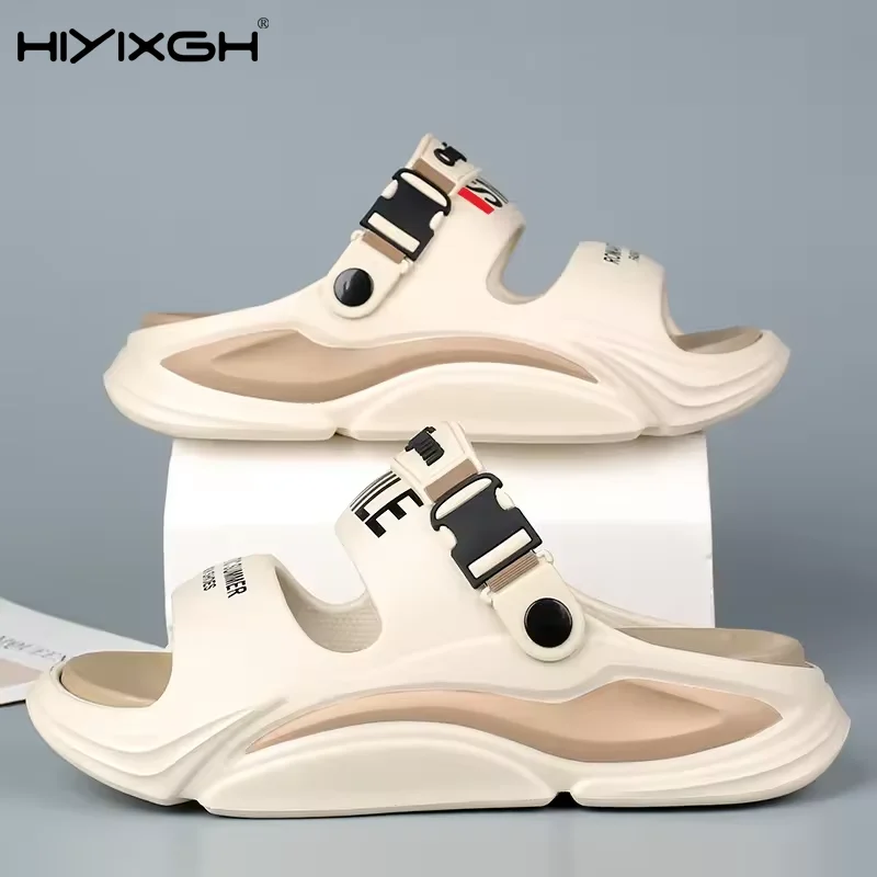 

Summer Men's Outdoor Sandals Slippers Beach Comfortable Thick Soft Clogs Men Casual Shoes Garden Shoes Men Women Beach Sandals